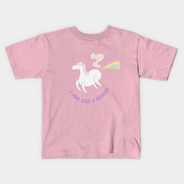 Like a Princess Kids T-Shirt by VBleshka